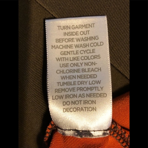 Avenue Top Blouse Size 30/32 Chic Brown Orange Stretchy Embellished - Picture 11 of 12